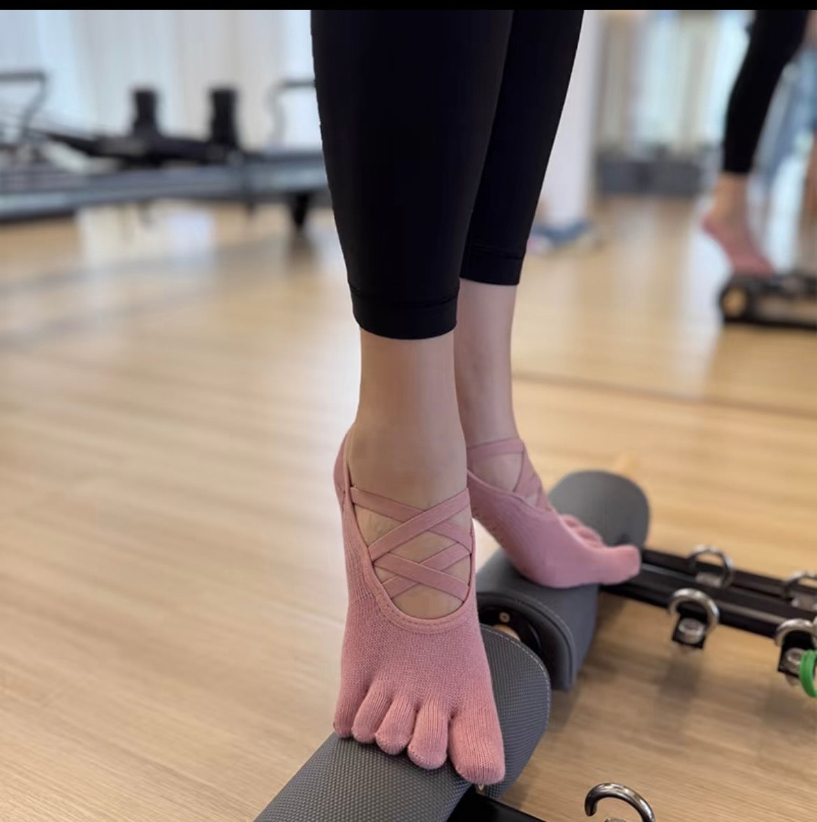 Ballet Cross Grip Toe Socks